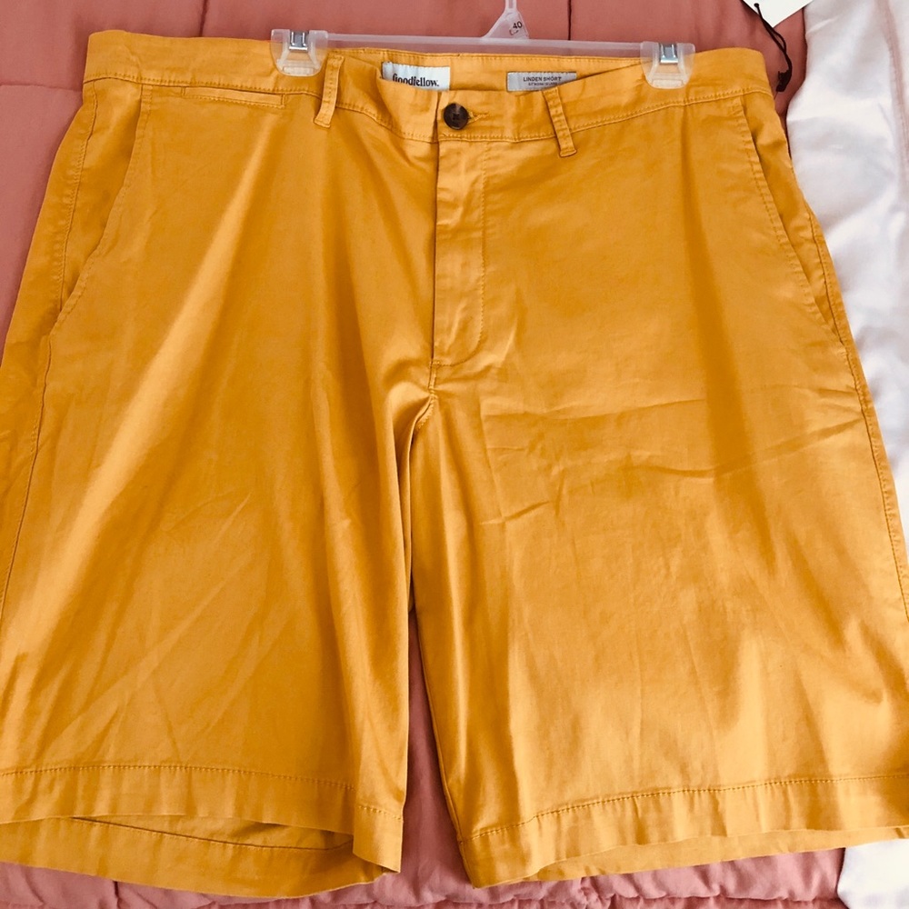 Mustard color men’s chinos